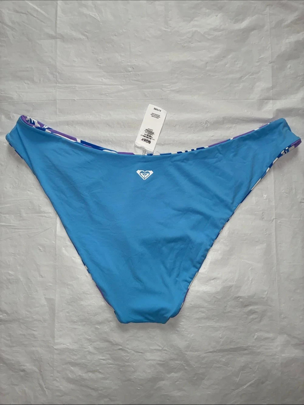 Roxy Blue & Purple Floral Bikini Set